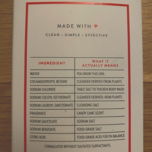 Candy Cane Native Body Wash LAST ONE Bottle 18 Fl Oz Limited Edition Holiday - Picture 3 of 6